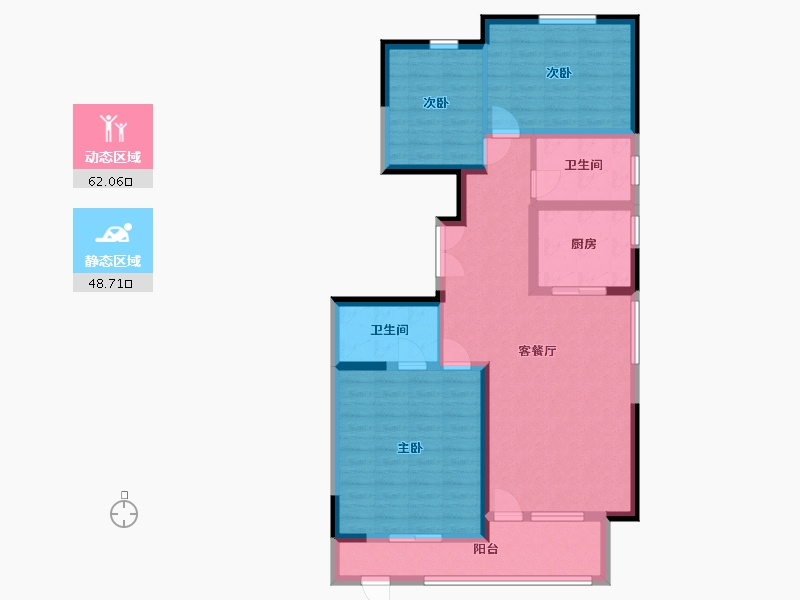 河北省-廊坊市-新绎上水颐园-99.13-户型库-动静分区