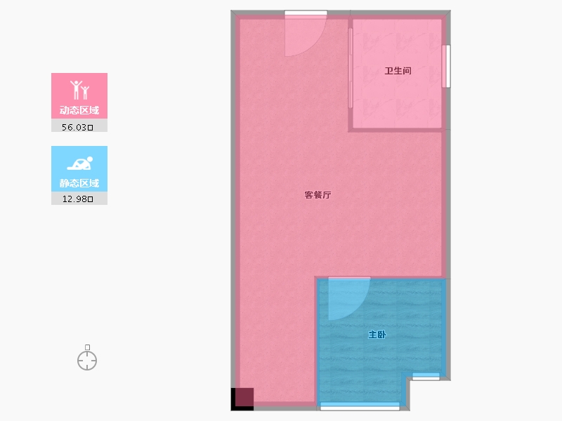 河北省-保定市-支点汇智国际-63.84-户型库-动静分区