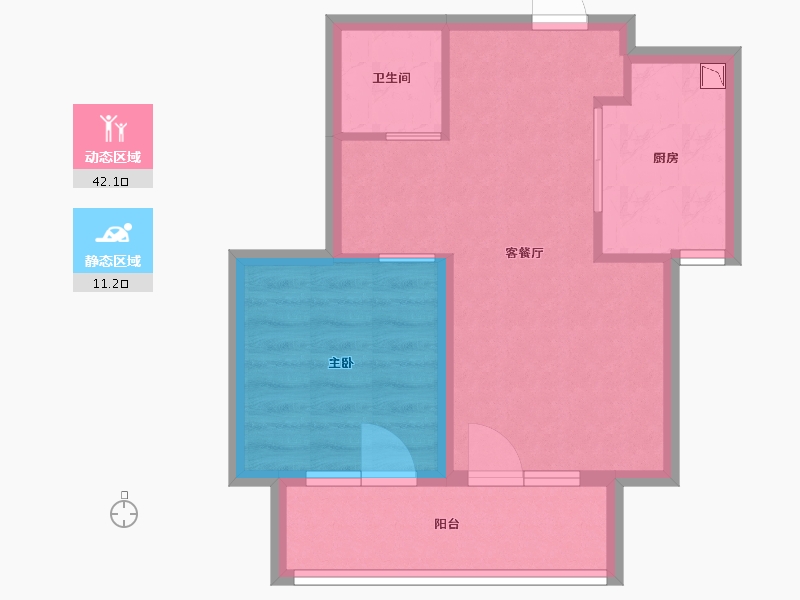 河北省-廊坊市-阿尔卡迪亚廊坊大学城-47.20-户型库-动静分区