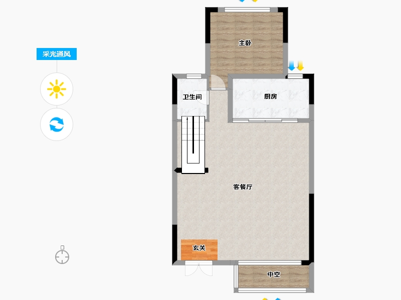 云南省-昆明市-俊发生态半岛海东俊园-87.80-户型库-采光通风