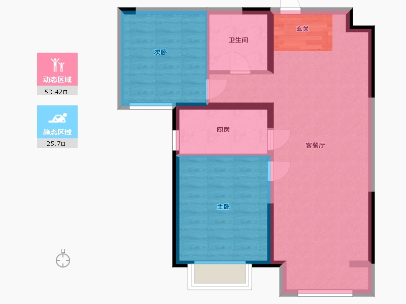 河北省-廊坊市-中建和悦国际-71.20-户型库-动静分区