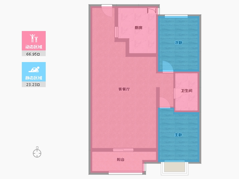 河北省-廊坊市-美阙公元-79.91-户型库-动静分区