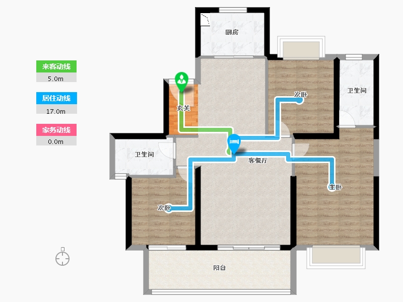 云南省-曲靖市-安厦瑞和新城2期-103.00-户型库-动静线