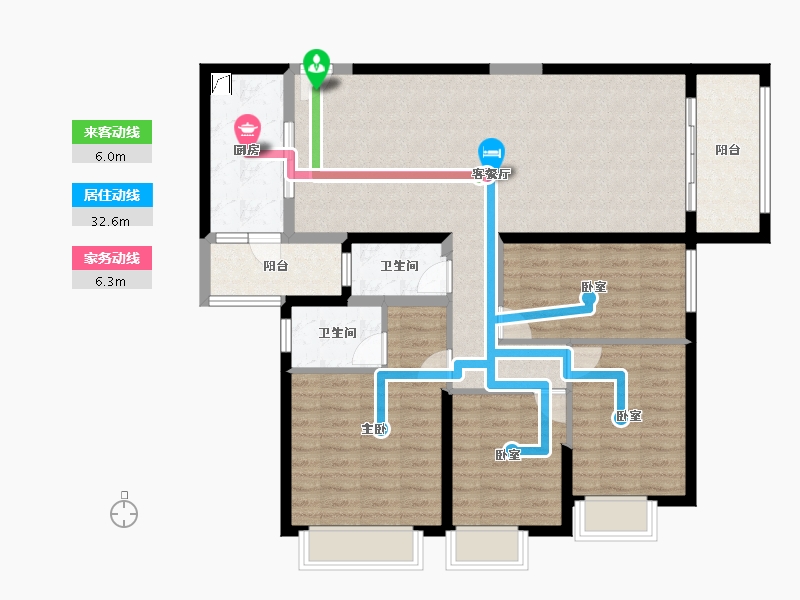 云南省-昆明市-海伦国际-113.31-户型库-动静线