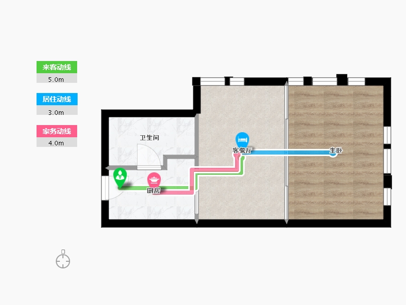 内蒙古自治区-呼和浩特市-巨华·巨宝大厦-36.67-户型库-动静线