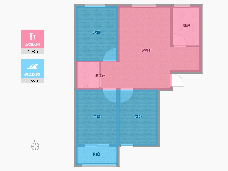 河北省-承德市-富豪国际-89.01-户型库-动静分区