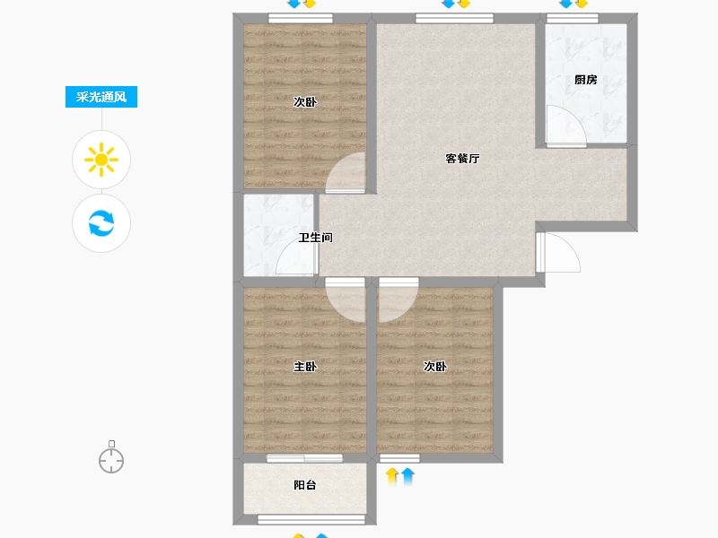 河北省-承德市-富豪国际-89.01-户型库-采光通风