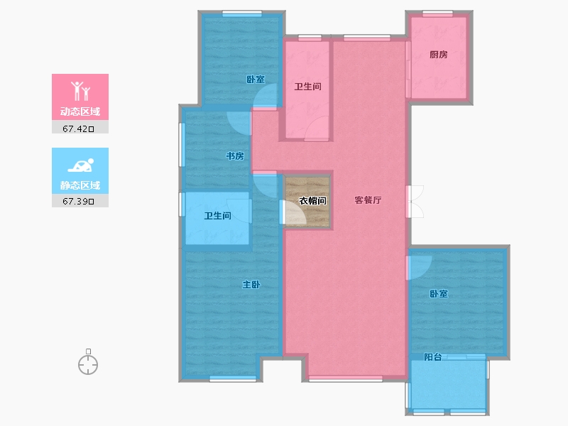 河北省-保定市-京南首府-125.02-户型库-动静分区