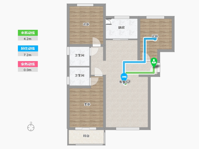 河北省-保定市-朝阳原著-91.69-户型库-动静线