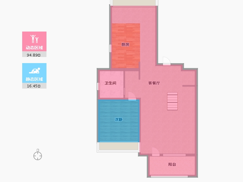 河北省-廊坊市-牛驼温泉孔雀城-101.60-户型库-动静分区