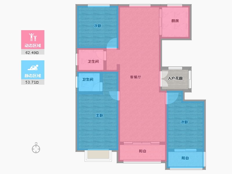 山西省-临汾市-华门壹号-108.01-户型库-动静分区