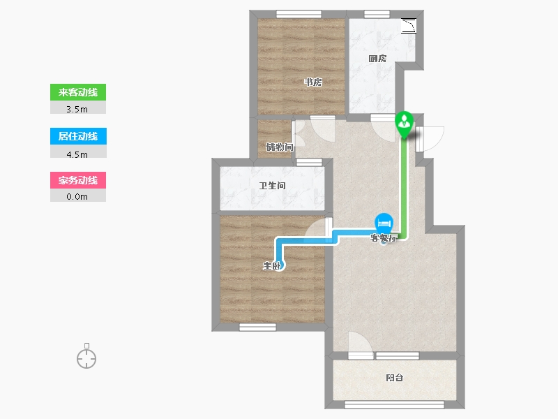 河北省-廊坊市-首开国风悦府-61.22-户型库-动静线