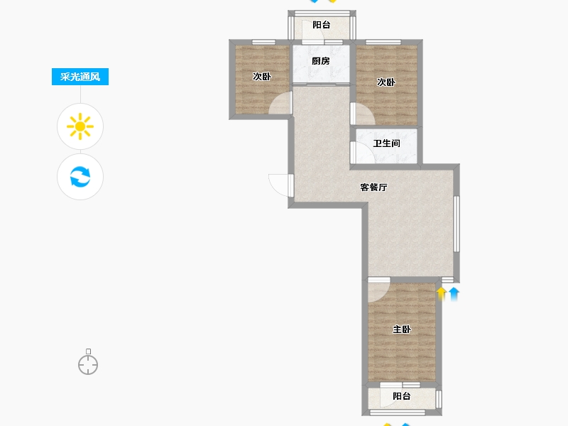 河北省-承德市-金牛山庄牛津郡-78.51-户型库-采光通风