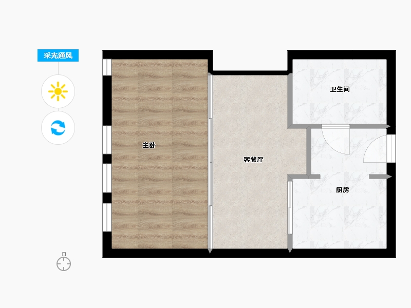 内蒙古自治区-呼和浩特市-巨华·巨宝大厦-39.91-户型库-采光通风