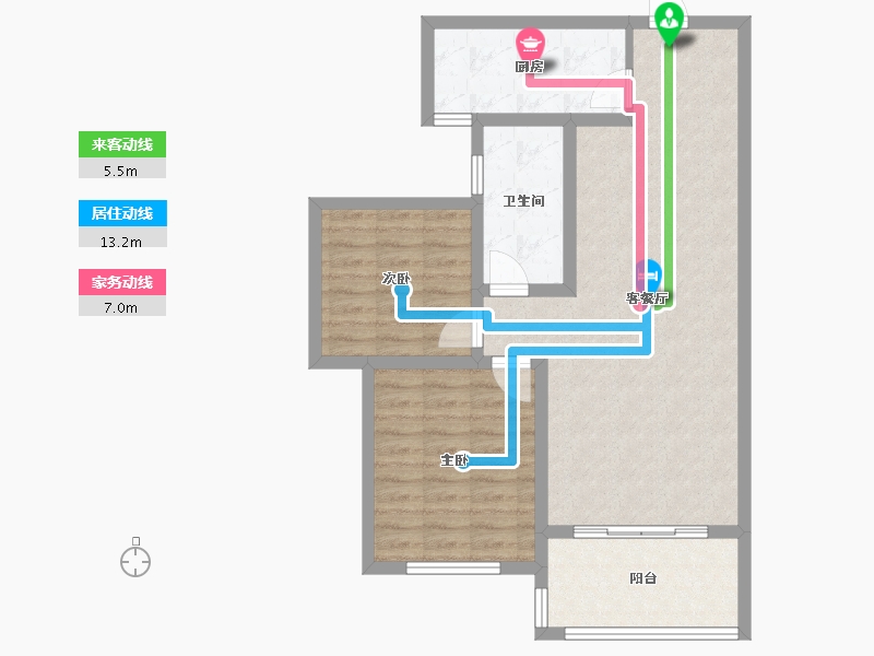 山西省-临汾市-朱雀·翰文苑-78.90-户型库-动静线