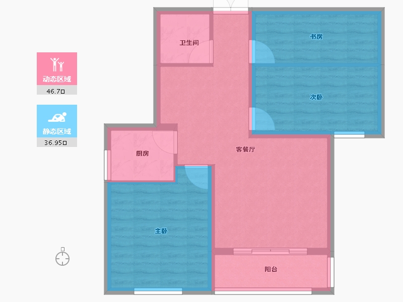 河北省-承德市-富豪国际-75.00-户型库-动静分区