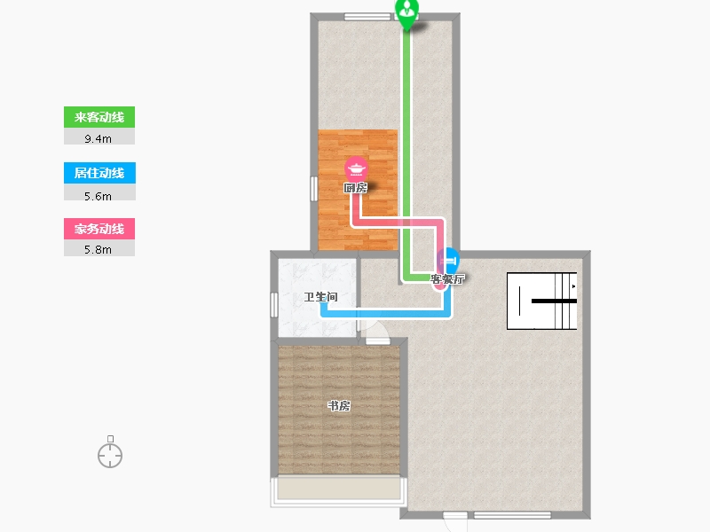 河北省-廊坊市-牛驼温泉孔雀城-111.99-户型库-动静线