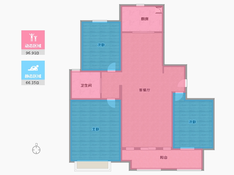 山东省-临沂市-开元上郡-148.27-户型库-动静分区