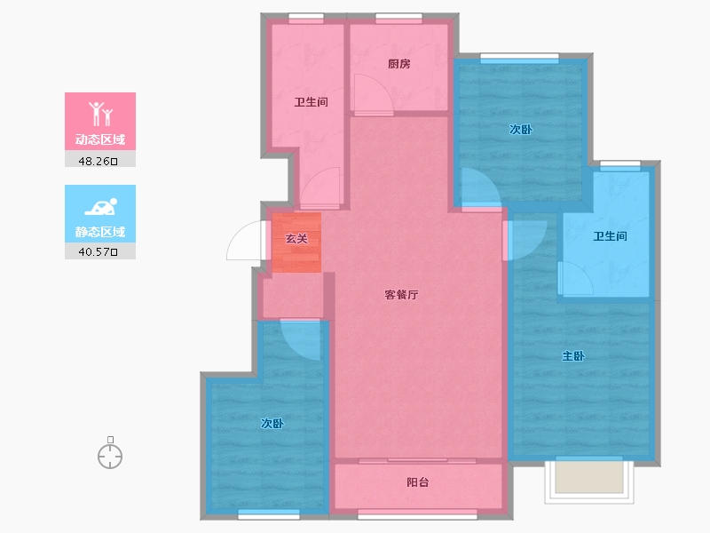 河北省-唐山市-金山盛和-78.82-户型库-动静分区