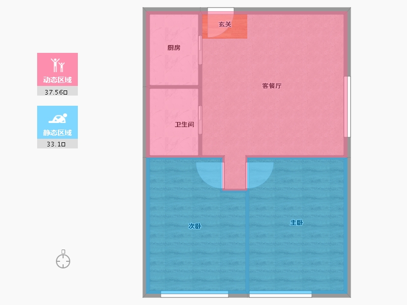 河北省-保定市-汇博上谷大观-65.00-户型库-动静分区