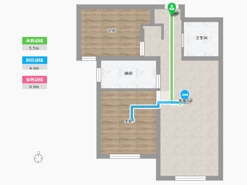 河北省-廊坊市-京东狮子城-57.60-户型库-动静线