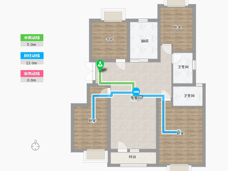 辽宁省-沈阳市-金科集美天城-101.20-户型库-动静线