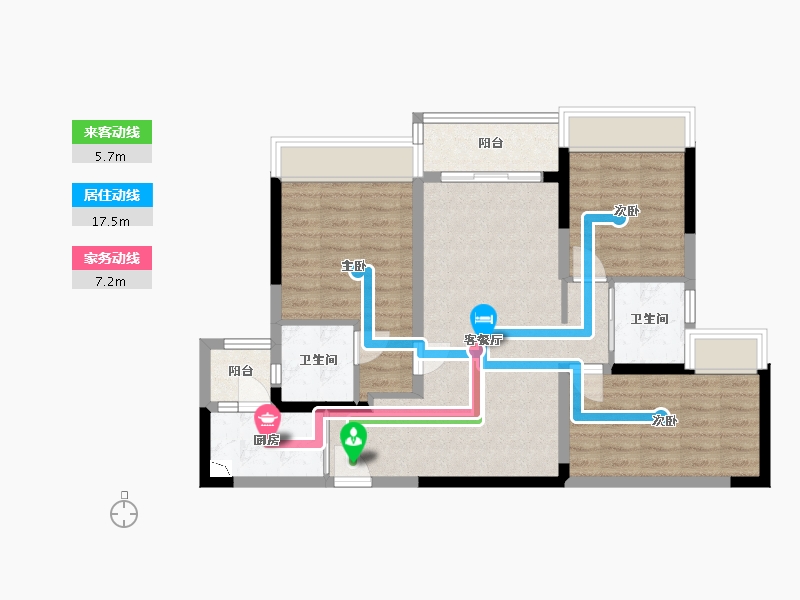 四川省-成都市-朗诗未来著-79.44-户型库-动静线