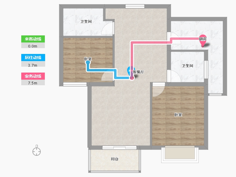 河北省-保定市-京南一品三期-75.77-户型库-动静线