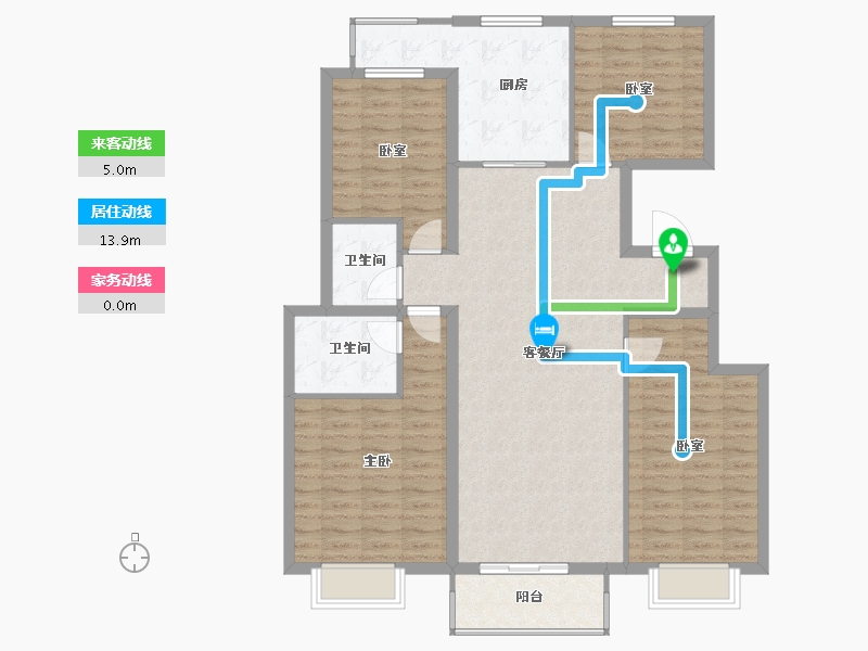 河北省-保定市-京南一品三期-120.78-户型库-动静线