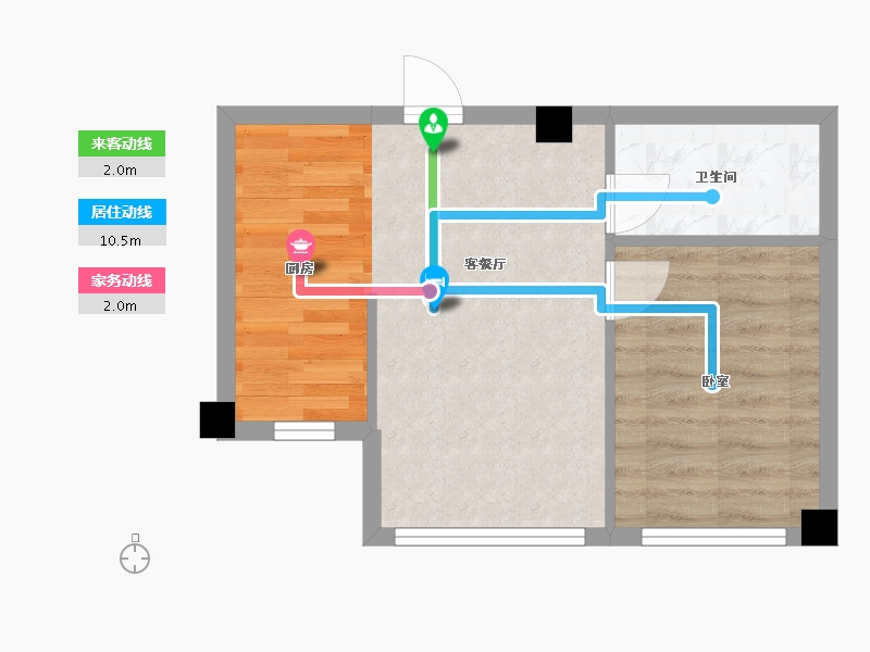 辽宁省-丹东市-祥麗苑-39.01-户型库-动静线