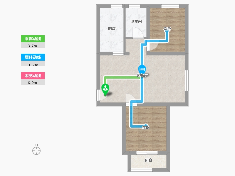 河北省-廊坊市-花香小镇二期-49.95-户型库-动静线