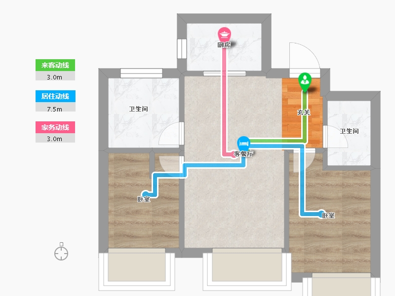 辽宁省-沈阳市-首开如院-31.25-户型库-动静线