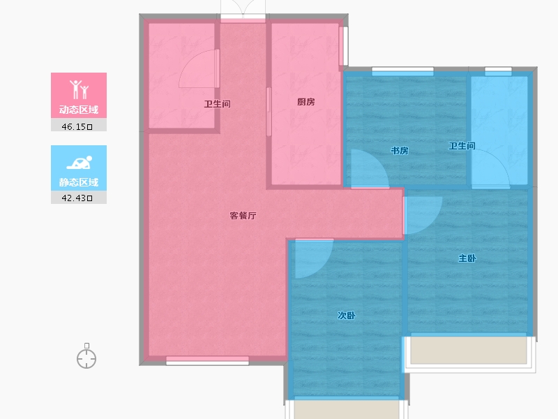 河北省-保定市-中房国府-81.00-户型库-动静分区