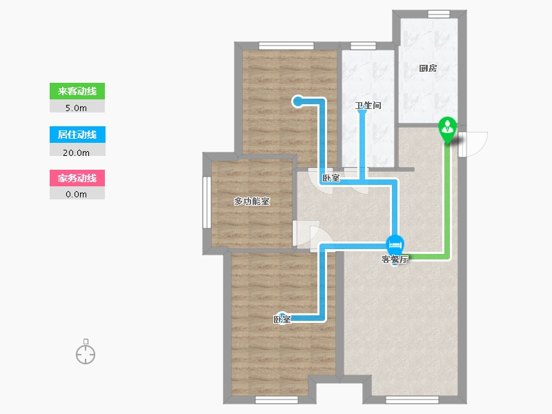 辽宁省-大连市-中国铁建海语城-74.57-户型库-动静线