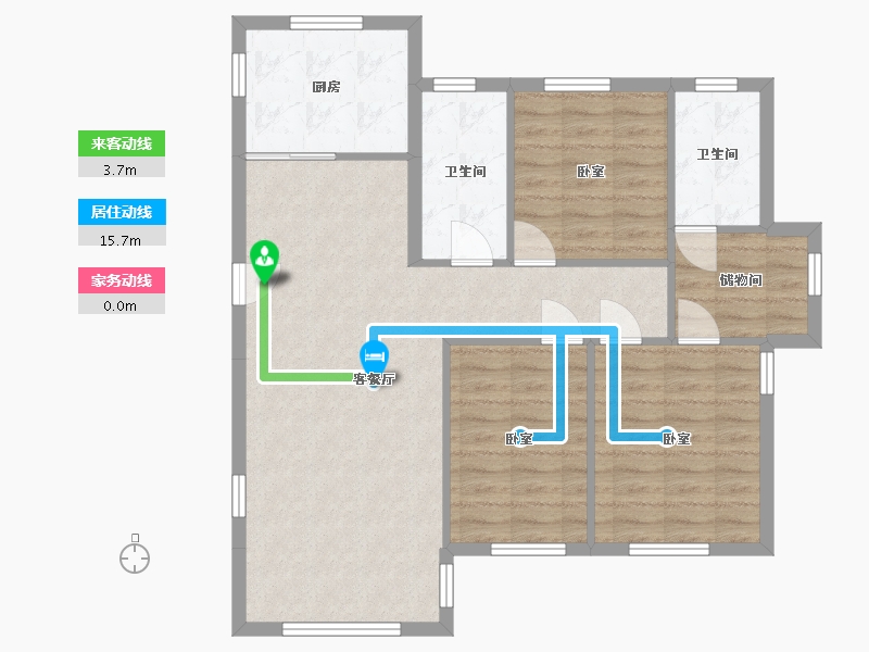 辽宁省-大连市-中国铁建海语城-89.02-户型库-动静线