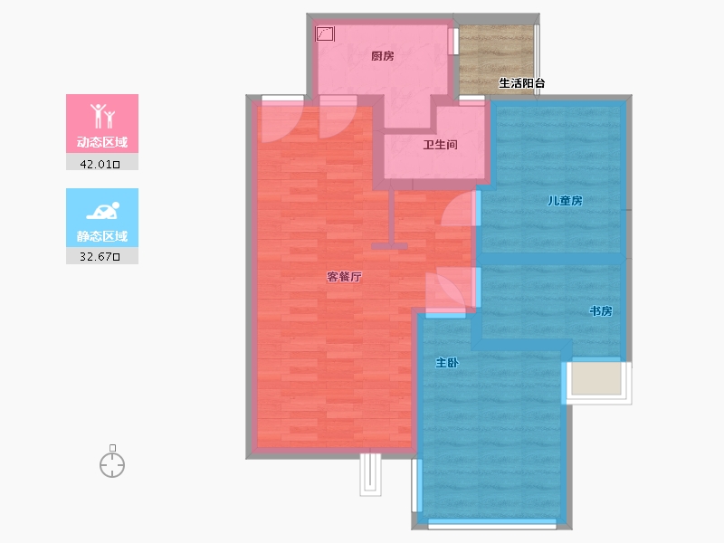 四川省-成都市-瑞和上院-68.49-户型库-动静分区