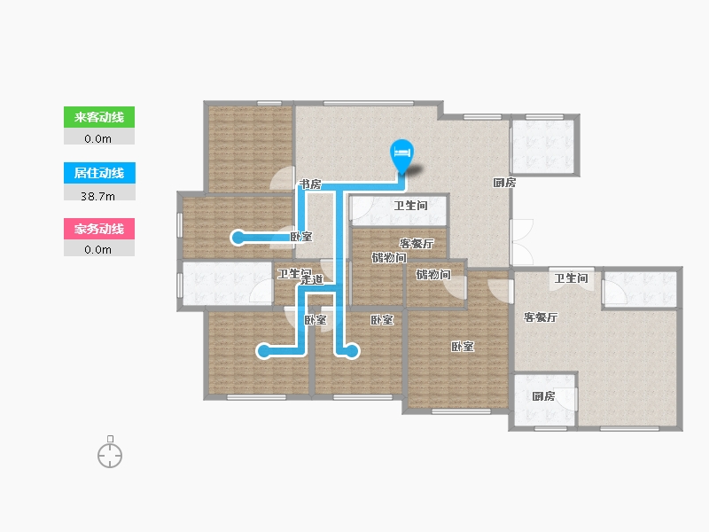 内蒙古自治区-呼和浩特市-观山悦-277.00-户型库-动静线