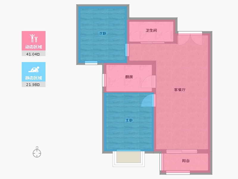 河北省-廊坊市-花香小镇二期-56.15-户型库-动静分区