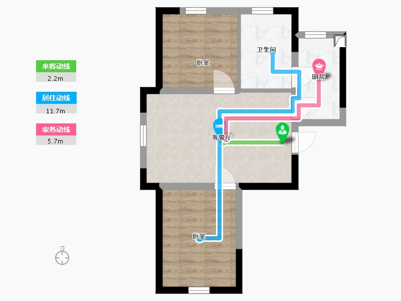 辽宁省-铁岭市-哥伦布魅力城-47.42-户型库-动静线