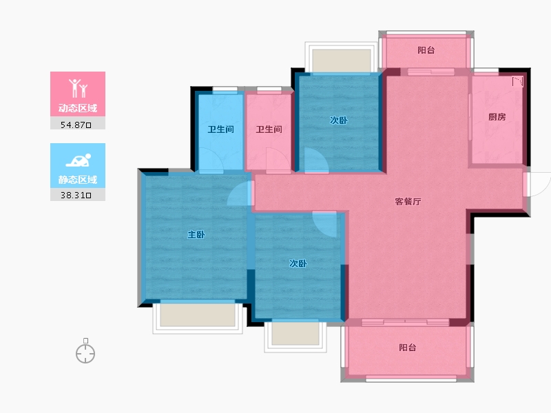 广西壮族自治区-梧州市-精通豪庭-83.02-户型库-动静分区