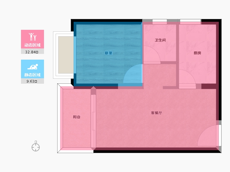 云南省-昆明市-学府康城-37.78-户型库-动静分区