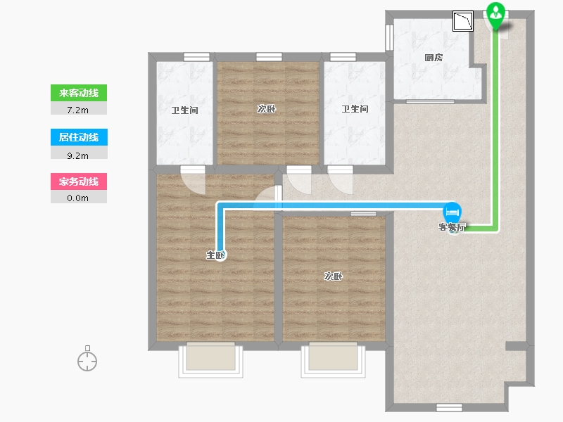 河北省-石家庄市-佳兆业•悦峰-102.00-户型库-动静线