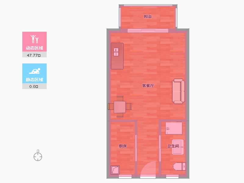 云南省-昆明市-滇池湖岸-43.56-户型库-动静分区