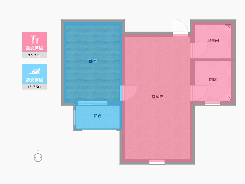 内蒙古自治区-通辽市-大悦新城-42.55-户型库-动静分区