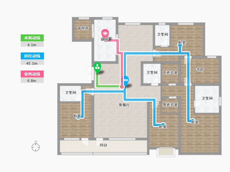 河北省-邢台市-皓顺尊-198.53-户型库-动静线