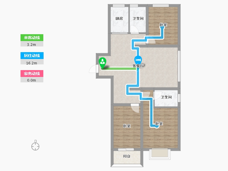 河北省-邢台市-兰德庭院-82.83-户型库-动静线