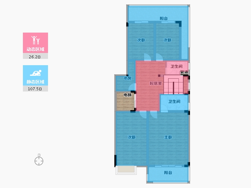 广西壮族自治区-桂林市-桂林顺祥郡-122.30-户型库-动静分区