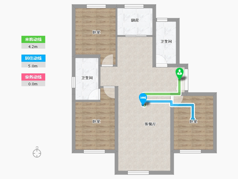 河北省-邢台市-开元悦城-80.74-户型库-动静线