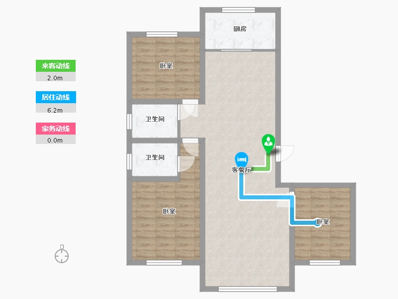 内蒙古自治区-通辽市-叫来河悦府-95.17-户型库-动静线