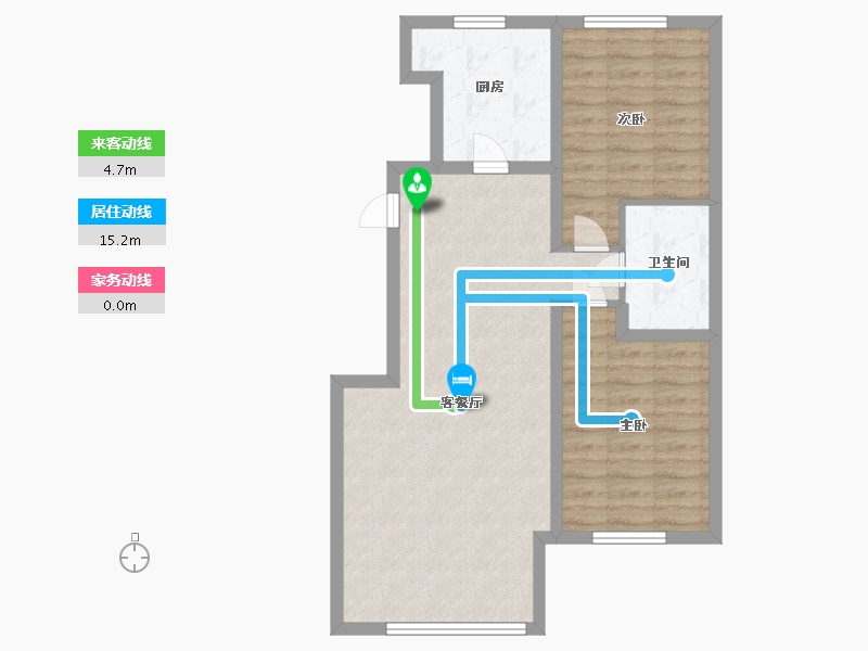 河北省-廊坊市-晟世北京时代-72.00-户型库-动静线